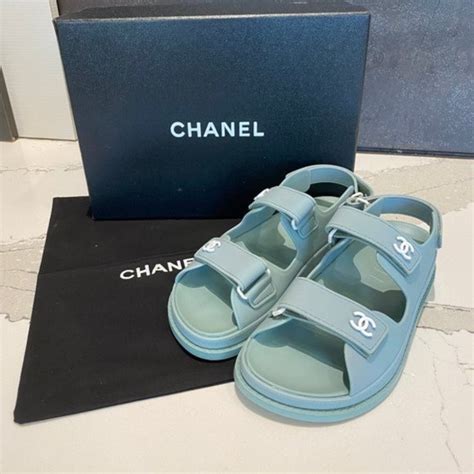 chanel strandtas|chanel velcro sandals.